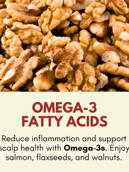 Nutrition for recovery: Omega-3 fatty acids, found in salmon and walnuts, help reduce inflammation and support scalp health after a transplant.