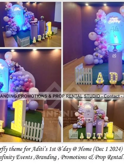Infinity Events - Milestone Celebration Decoration Enchanting Butterfly & Fairy Themes photo 20