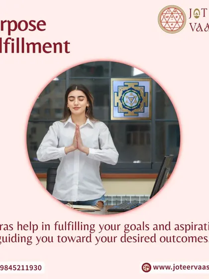 Yantras are instrumental in helping you achieve purpose fulfillment. By placing a prescribed Yantra in your workspace or home, you create an environment that guides you toward your desired goals and aspirations.