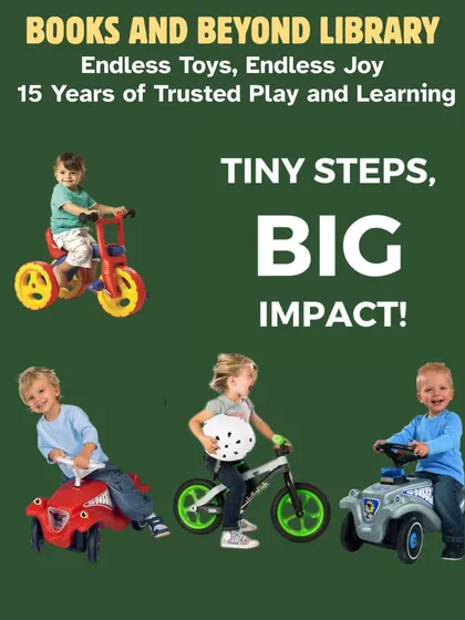 From their first wobbly steps to confident rides, every milestone is a big achievement. I am here to support that journey with toys that help your child grow, learn, and have fun.