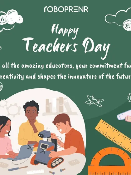 A post celebrating World Teacher's Day. We thank all our amazing educators for their commitment to fueling creativity and shaping the innovators of the future.