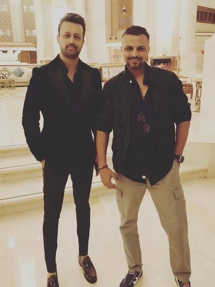 A memorable moment captured with the musical maestro, Atif Aslam. I have had the honor of collaborating and sharing the stage with artists who have defined a generation of music.