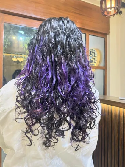 The purple highlights look stunning from every angle.