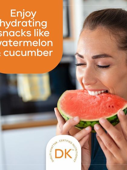 Enjoy hydrating snacks like watermelon and cucumber. These foods have high water content and can help you meet your daily hydration goals.