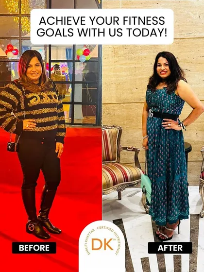 Another client achieving her fitness goals with a customized nutrition plan. Her transformation is a powerful reminder that consistency is key.