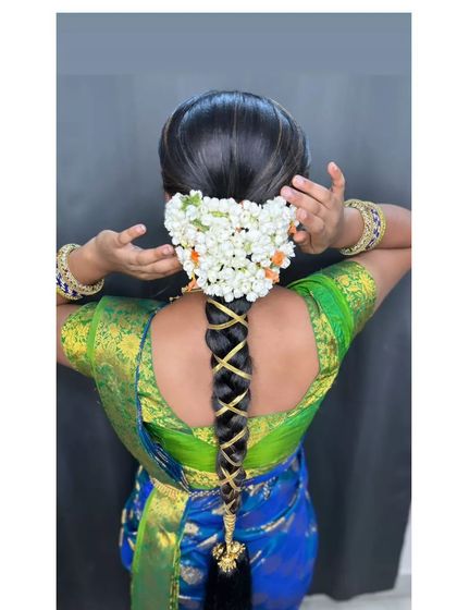 Laxmi Ramkrishna - Special Occasion Hairstyling Traditional South Indian Braids photo 37