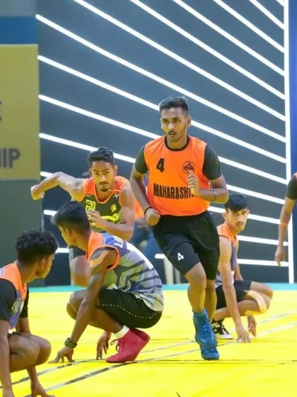 Another one of our players representing Maharashtra on their way to winning the National Games gold medal.