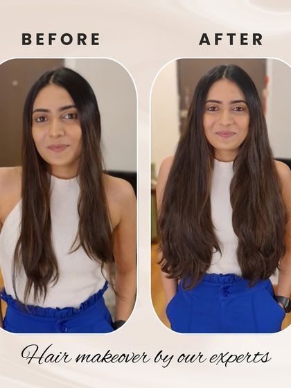A subtle but beautiful makeover by our experts, adding volume and smoothing the hair for a more refined look.