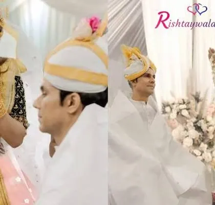 A stunning Manipuri wedding ceremony, showcasing the rich cultural heritage of Northeast India. We proudly serve all communities in their search for a life partner.