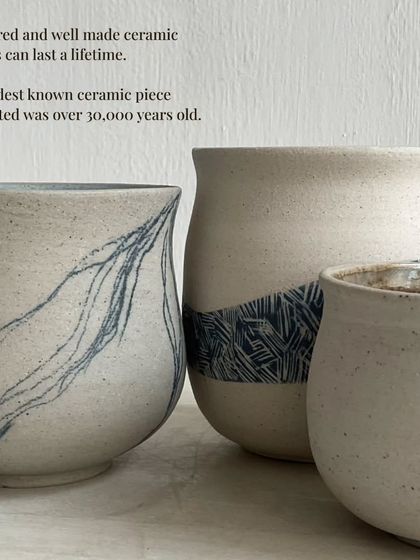 A well-made and properly fired ceramic piece can last a lifetime. It's amazing to think that the oldest known ceramic piece is over 30,000 years old.