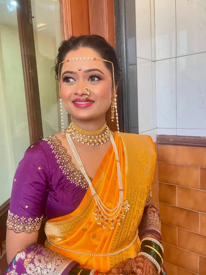 A beautiful smile from a happy bride. My goal is always to enhance natural beauty, ensuring the bride feels like the best version of herself.