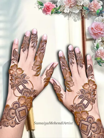 A modern and geometric design with bold lines and shaded elements.