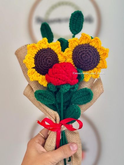 Shikha Agarwal - Handmade Party Favors & Bulk Gifting Everlasting Crochet Flowers photo 7