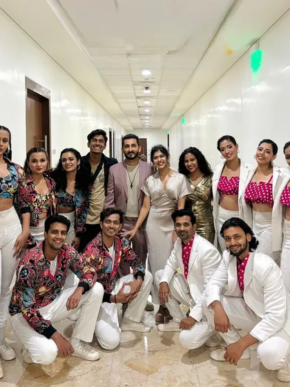 Backstage with our amazing performers after a successful show. This is our team, our family, and we are so grateful for every single one of them.