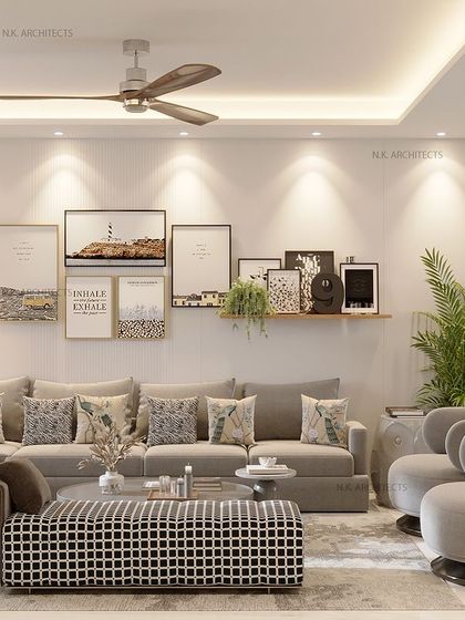 N.K. Architects - Interior Design Grand Living & Dining Spaces photo 11