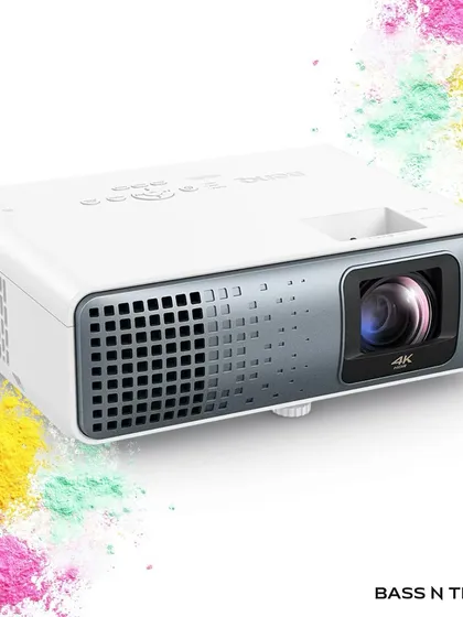 Celebrate every day in full color with a 4K home projector. The BenQ TK710 STi offers incredible image vibrancy and detail, making every movie or game feel like a special event.