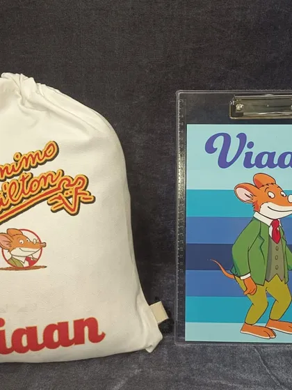 Calling all Geronimo Stilton fans! For this themed workshop, we had kids review their favorite Geronimo book, play cheesy games, and take home a personalized goodie bag and clipboard.