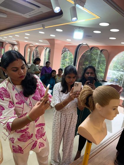 Asmitha Makeover Artistry - Professional Beauty Artist Courses Advanced Bridal Hairstyling photo 15