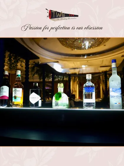 The premium spirit selection on display at our bar at Taj Lands End, ready for crafting classic and signature cocktails.