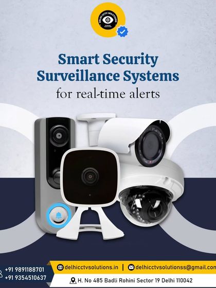 This image displays the variety of smart surveillance cameras I offer. Whether you need a wide-angle indoor camera or a weatherproof outdoor one, I have a solution to fit your needs.