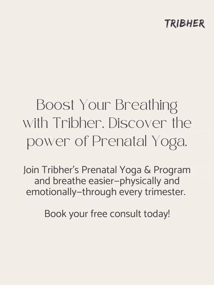 Feeling breathless is a common part of pregnancy, caused by both hormones and your growing baby. Our prenatal yoga program is designed to help you breathe easier and feel more in control.