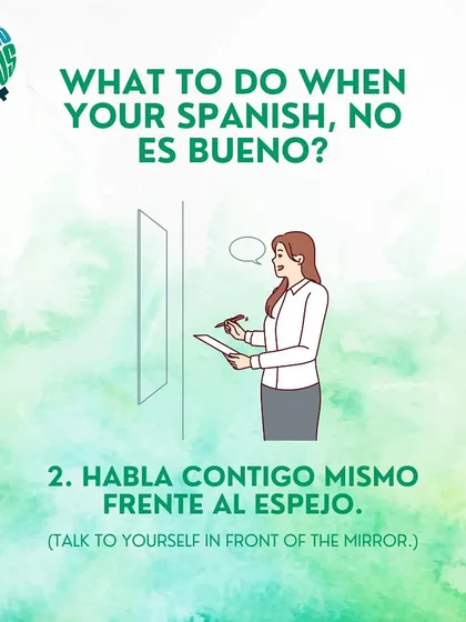 Practice speaking to yourself in front of a mirror. It might feel silly at first, but it's a powerful way to build confidence and improve pronunciation without pressure.