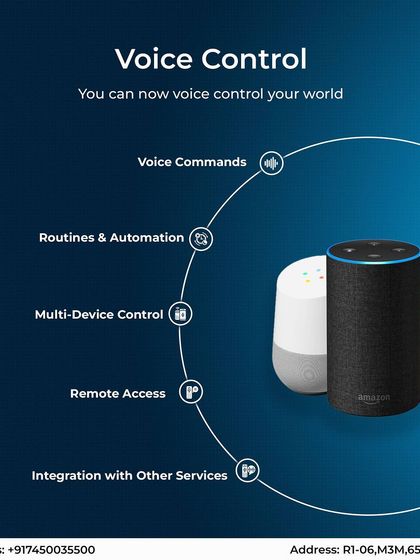 Your voice is the only remote you need. I integrate my systems with voice assistants to control multiple devices, set routines, and provide remote access, letting you voice control your world.