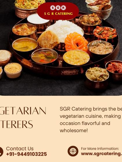 We bring the best in vegetarian cuisine, making every occasion flavorful and wholesome. This image of a traditional thali showcases the variety and richness of our food.