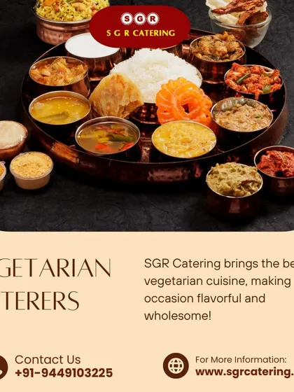 We bring the best in vegetarian cuisine, making every occasion flavorful and wholesome. This image of a traditional thali showcases the variety and richness of our food.
