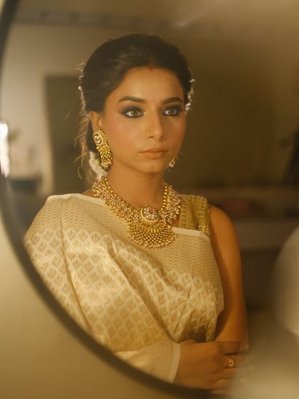 A final, clear portrait from this series. This look is a testament to classic beauty and is one of my most requested styles.