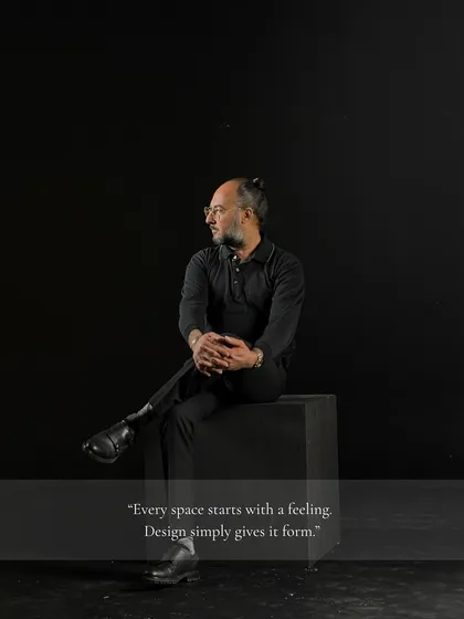 A birthday tribute from my team. This photo captures a core belief: every space starts with a feeling, and design simply gives it form. I am grateful for the team that helps me shape these feelings into sanctuaries.