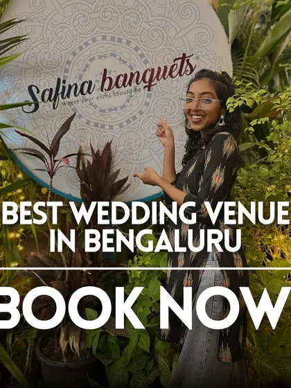 A clear call to action: Book the best wedding venue in Bengaluru with us now!