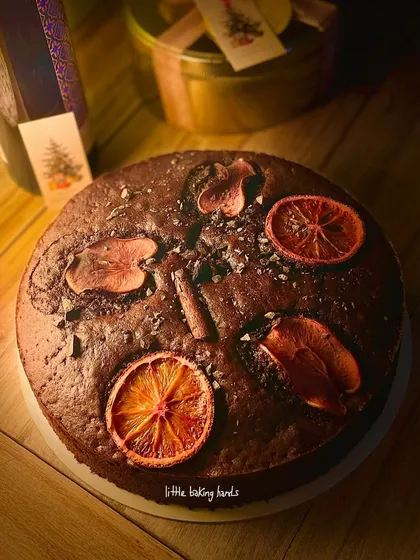 My Chocolate Mulled Wine Cake is pure Christmas comfort. I infuse red wine with fresh fruits and whole spices, pour it into a rich chocolate batter, and bake it to perfection. The aroma of cinnamon and spiced wine filling the kitchen is just heavenly.