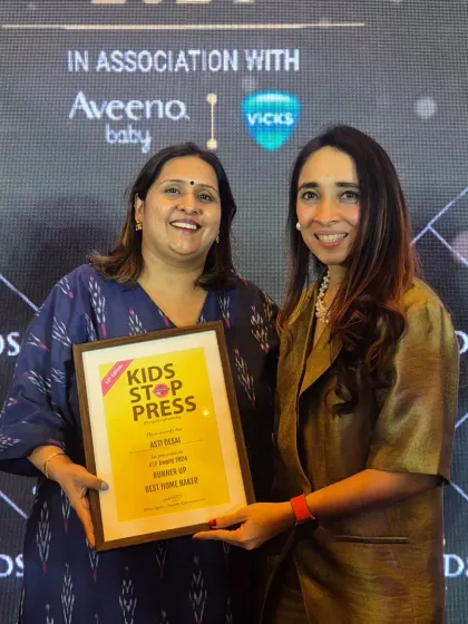 Receiving my award on stage. It was an overwhelming and beautiful experience to be recognized among bakers I admire.