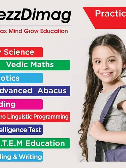 We focus on practical-based learning. This infographic lists our diverse range of courses, from Memory Science and Robotics to Speed Reading and Writing.