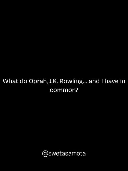 What do Oprah, J.K. Rowling, and I have in common? We all faced rejection and doubt but believed our story was bigger than our circumstances.