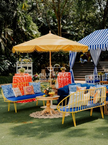 Sneha & Shahil - Wedding Decor and Production Vibrant Haldi & Mehendi Celebrations photo 17