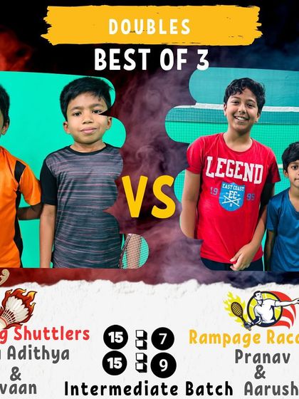 Manoj Kumar - Badminton Coaching for Kids & Youth Intra-Academy Rolling Cup photo 77