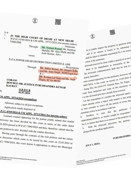 Taking on big corporations like Tata Power is part of my job. This court order shows a successful outcome in an electricity connection dispute, proving that no opponent is too big to challenge.