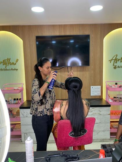 Asmitha Makeover Artistry - Professional Beauty Artist Courses Advanced Bridal Hairstyling photo 20