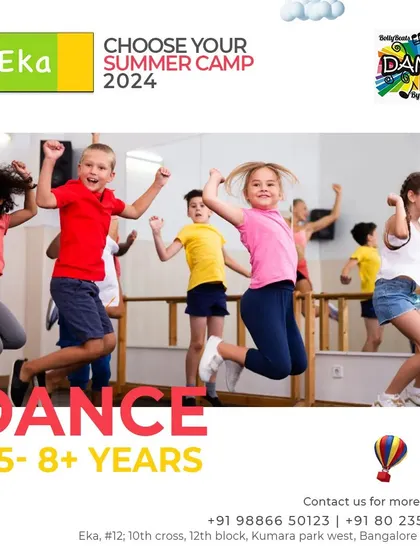 Dance like nobody's watching. Our summer dance camp, in association with Bhoomika's Dance Studio, covers various styles and is all about movement and joy.