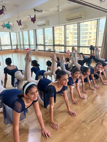 An academy huddle. These smiling faces and the bond between our students is what makes our community so special.