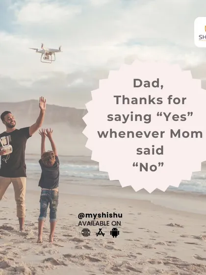 A little humor celebrating the dads who balance the "no's" with a "yes," making childhood memorable. Teamwork makes the dream work in parenting.