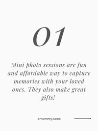 Mini Photo Sessions