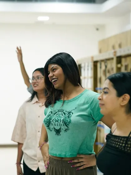 Laughter and learning go hand in hand at The Dance District. We believe in hyping each other up and celebrating every small victory.