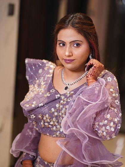 Engagement, Haldi & Party Glam photo 3