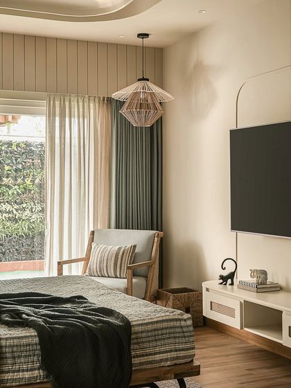 Aantrik - Turnkey Home Interior Solutions The Wabi-Sabi Villa: A Study in Earthly Calm photo 11