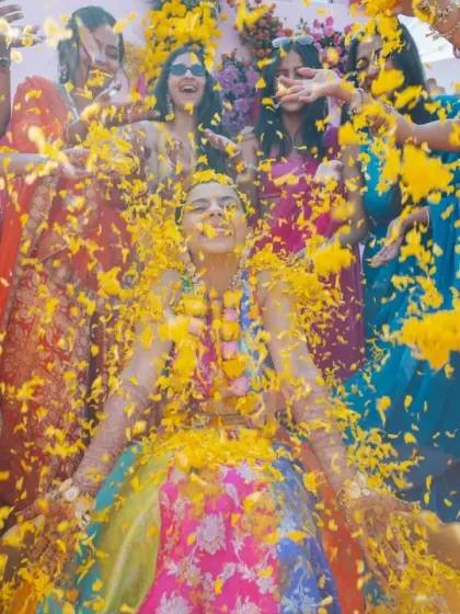 I believe in celebrating traditions with authentic joy. A Haldi ceremony is about laughter and love, and I design vibrant, flower-filled settings that allow these candid, heartfelt moments to unfold naturally.