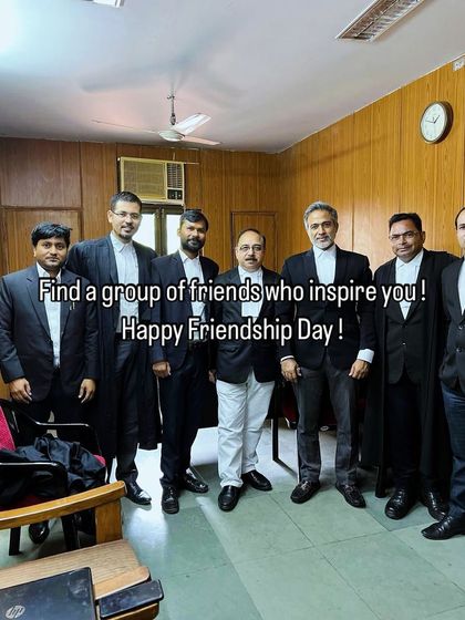 With a group of friends and colleagues at the High Court. The bonds we build in this profession are a source of inspiration and strength, and I cherish these relationships.