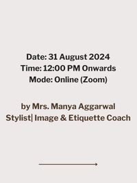 Professional Grooming & Etiquette Coaching